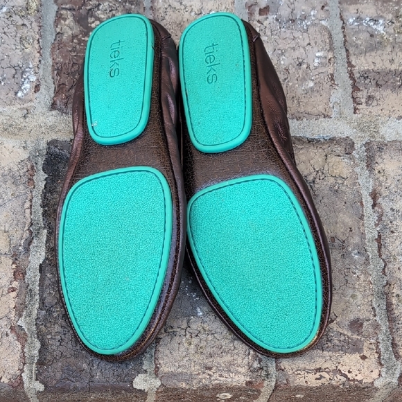 Tieks Chocolate Raspberry Truffle Ballet Flats - Picture 6 of 6